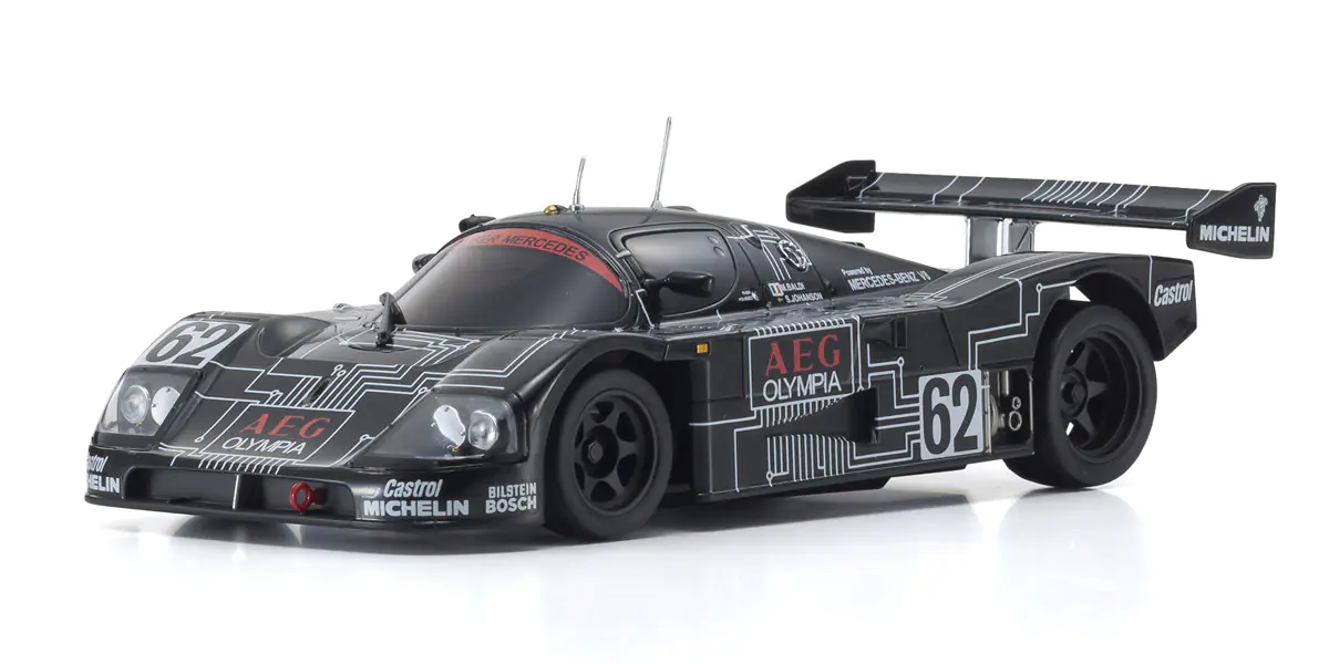 Model zdalnie sterowany TSAUBER MERCEDES C9 NO62 AEG 1988 No.3