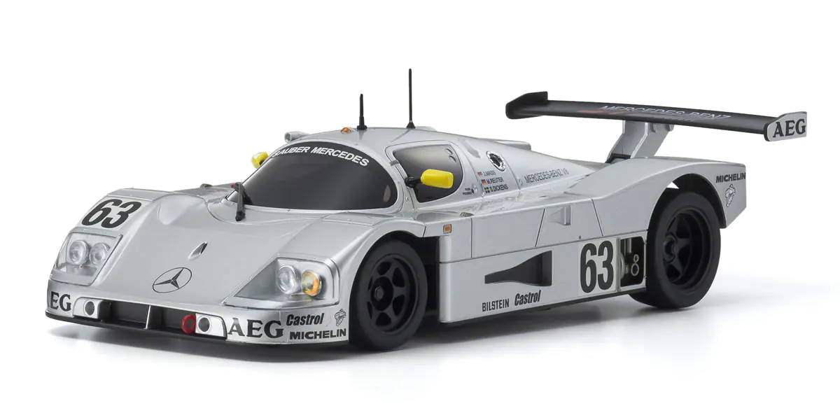 Model zdalnie sterowany SAUBER MERCEDES C9 NO62 AEG 1989