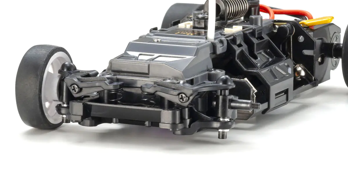 Model zdalnie sterowany Kyosho MINI-Z RWD MR-04 MINI-Z RWD McLaren F1 GTR przednie zawieszenie