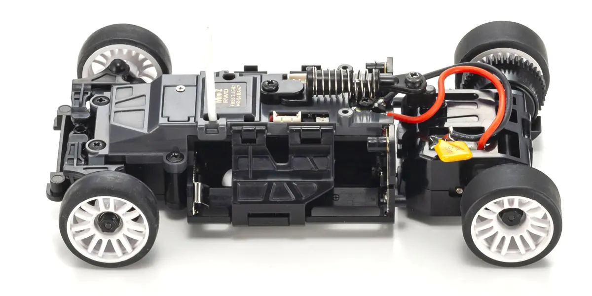 Model zdalnie sterowany Kyosho MINI-Z RWD MR-04 MINI-Z RWD McLaren F1 GTR zasilany bateriami/akumulatorkami AAA