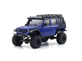 MINI-Z 4x4 readyset JeepⓇ Wrangler Unlimited Rubicon Ocean Blue Metallic 32528MB