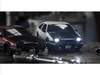 FIRST MINI-Z 1:28 TOYOTA SPRINTER TRUENO AE86 WH/BK 66612A