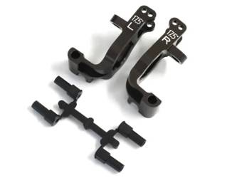 Al Front Hub Carrier Set (L,R/17.5ﾟ/Gum Metallic) IFW474B