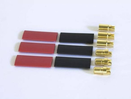 TEAM ORION  GOLD PLUG 6 mm (żeńskie 3 sztuki, męskie 3 sztuki) ORI40014