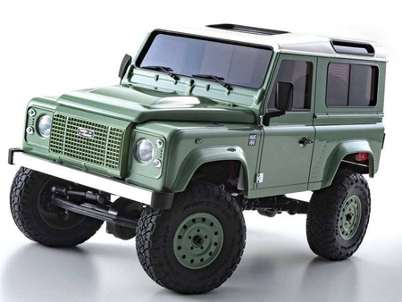 MINI-Z 4x4 Series Readyset Land Rover Defender 90 Heritage Grasmere Green / Alaska White 32527GR