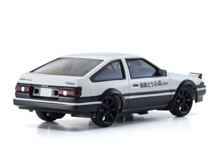 FIRST MINI-Z INITIAL D TOYOTA SPRINTER TRUENO AE86 w/Carbon WH/BK 66617A