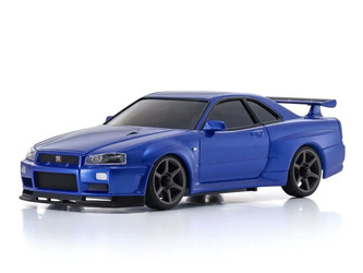 MINI-Z AWD NISSAN SKYLINE GT-R R34 V.specⅡNür Metallic Blue 32629MB