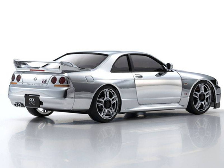 ASC MA020S Mini-Z CUP 20th Anniversary NISSAN SKYLINE GT-R V.Spec (R33) Chrome Silver MZP438CS