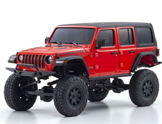 MINI-Z 4x4 Series Readyset Jeep Wrangler Unlimited Rubicon Firecracker Red 32521R