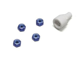 Color Nylon Nut Blue MZW13BL Mini-Z