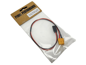 Pink Performance Charge Cable 30cm - XT60 to FUTABA
