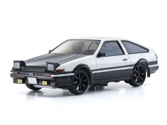 FIRST MINI-Z INITIAL D TOYOTA SPRINTER TRUENO AE86 w/Carbon WH/BK 66617A