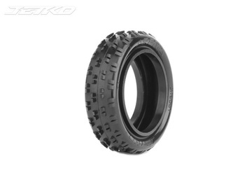 Opony przednie Jetko Arena 2WD 1:10 2.2 Front Tyres Soft (2 sztuki) JK2001CS