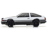 FIRST MINI-Z 1:28 TOYOTA SPRINTER TRUENO AE86 WH/BK 66612A