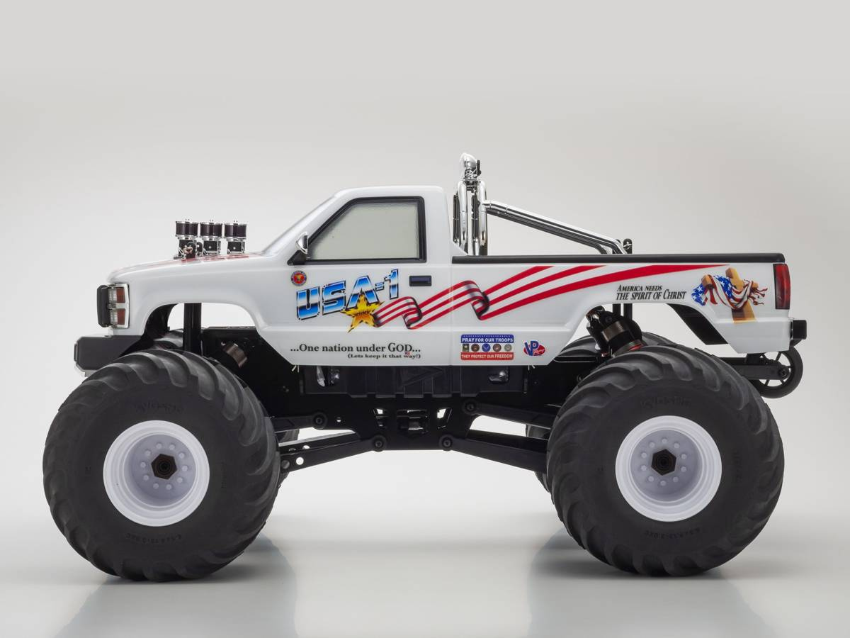 京商　KYOSHO USA-1 VE 1/8スケール 4WDモンスタートラック 京商 モンスタートラック USA-1 GP Nitro/VE Brushless Electric