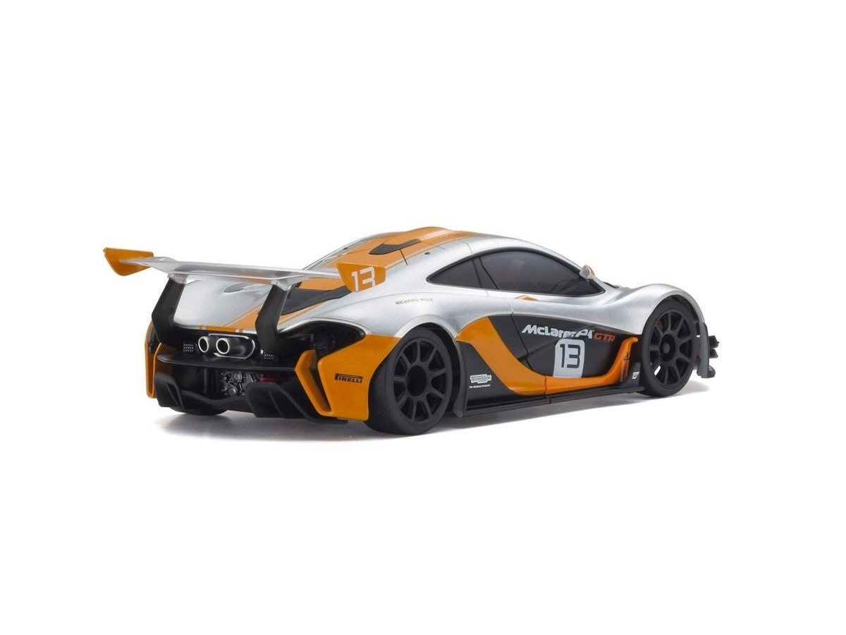 MINI-Z RWD McLaren P1 GTR Srebrny/Pomarańczowy Readyset RTR