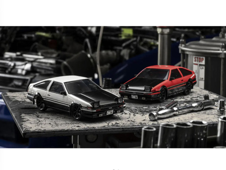 FIRST MINI-Z 1:28 TOYOTA SPRINTER TRUENO AE86 WH/BK 66612A