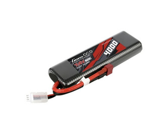 Gens ace Bashing LiPo 2S 7.4V-4000-60C (Deans) 139x47x23mm 225g GE3-4000-2D-60