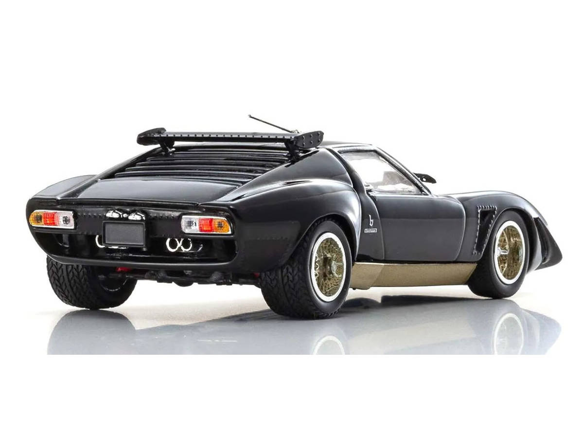 京商ミニッツ Lamborghini Miura Jota SVR（50th） 1:43 KYOSHO ORIGINAL Lamborghini Miura SVR (Black / Gold