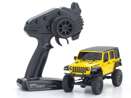 MINI-Z 4x4 Series Readyset Jeep Wrangler Unlimited Rubicon Hellayella 32521Y