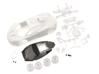 McLaren P1 GTR White body set (w/Wheel) MZN190