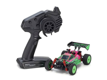 Mini-Z Buggy INFERNO MP9 TKI Różowo/Zielony MB-010 RTR 32093PGR