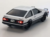 FIRST MINI-Z 1:28 TOYOTA SPRINTER TRUENO AE86 WH/BK 66612A