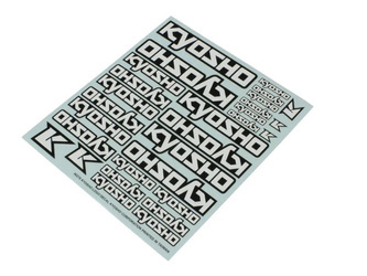 Kalkomania / Naklejki (Decal Kyosho Logo) (235x210mm) 36276