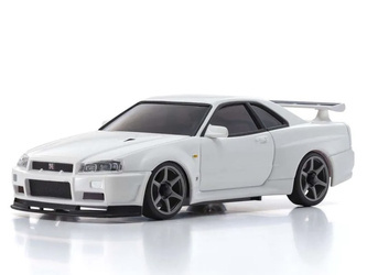 MINI-Z AWD NISSAN SKYLINE GT-R R34 V.specⅡNür White 32629W