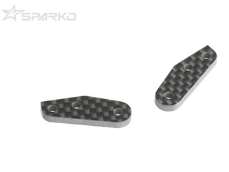 SPARKO F8T CARBON FIBER STEERING KNUCKLE PLATE 3.0MM (2 szt.)