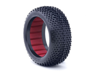 Opony z wkładkami do Buggy AKA I-Beam 1:8 Buggy Tyre Super Soft Longwear (2 sztuki) AKA14001QR