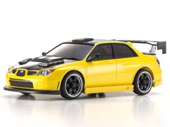 MINI-Z AWD SUBARU IMPREZA with Aero Kit and CFRP hood Metallic Yellow 32620MY
