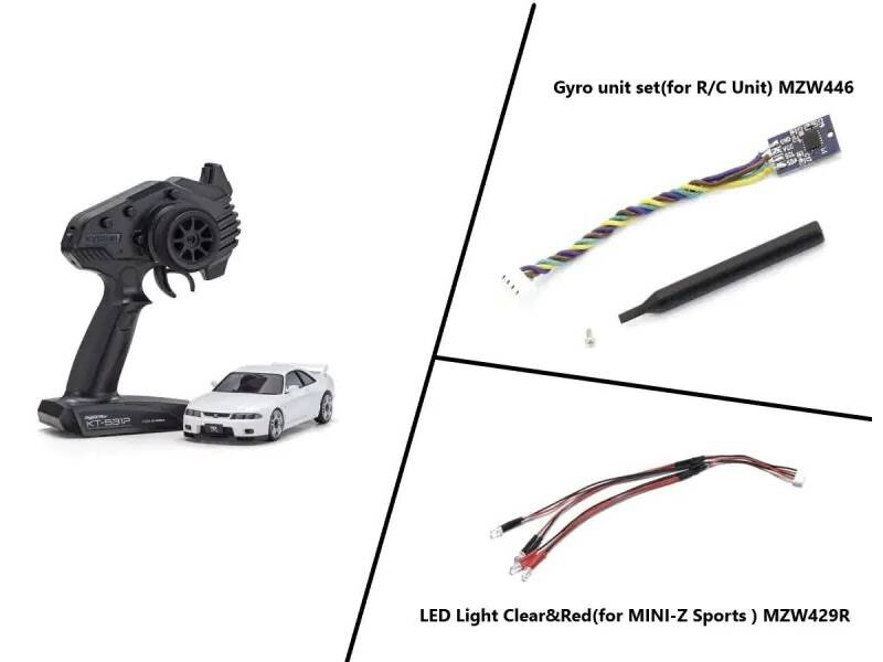 MINI-Z AWD NISSAN SKYLINE GT-R V.Spec (R33) with LED/Gyro