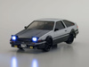 FIRST MINI-Z 1:28 TOYOTA SPRINTER TRUENO AE86 WH/BK 66612A