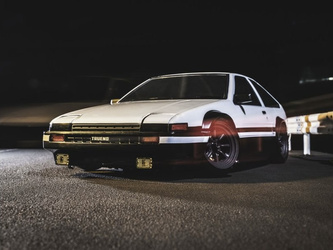 1:10 2WD FAZER D2 FZD2 DRIFT ReadySet Toyota SPRINTER TRUENO AE86 White 34501T1