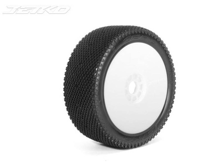 Jetko J Zero Composite S.Soft 1:8 Buggy Pre-glued White evo Rims (2 sztuki) JK1008CSSRW