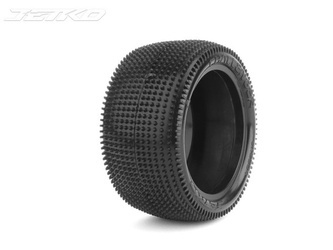 Opony tylne Jetko Challenger 2WD & 4WD 1:10 2.2 Rear Tyres Soft (2 sztuki) JK2004CS