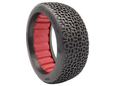 Opony z wkładkami do Buggy AKA Scribble 1:8 Buggy Tyre Soft Longwear (2 sztuki) AKA14030XR