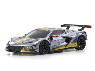 MINI-Z RWD MR-04 readyset CHEVROLET® CORVETTE® C8.R Chrome / Yellow Kyosho America 20th Anniversary 32356CRY