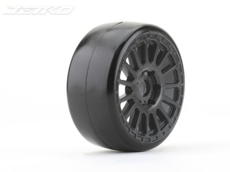 Jetko Buster Soft belted 1:8 GT Pre-glued Black Claw Rims (2 szt.) JK1101RBS