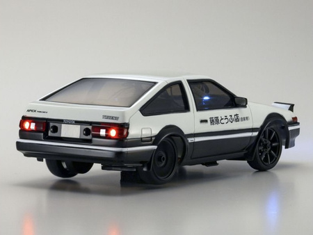FIRST MINI-Z INITIAL D TOYOTA SPRINTER TRUENO AE86 w/Carbon WH/BK 66617A