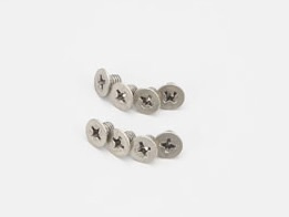 Zestaw śrubek Flat Head Screw (Titan/M4x6/8 szt.) 1-S34006T