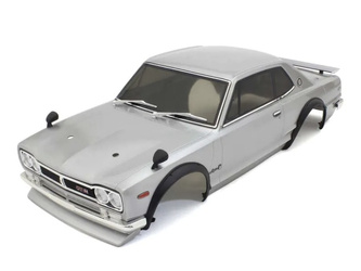 NISSAN SKYLINE 2000GT-R (KPGC10) Tuned Ver. Silver Decoration Body Set FAB606SL