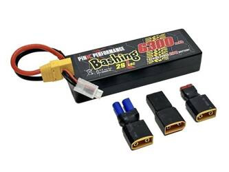 Pink Bashing LiPo 2S 7.4V-6300-50C (Multi) 139x47x25mm 325g PP3-2S6300-M