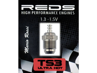 GLOW PLUG TS3 ULTRA HOT TURBO SPECIAL OFFROAD - JAPAN REDTS3