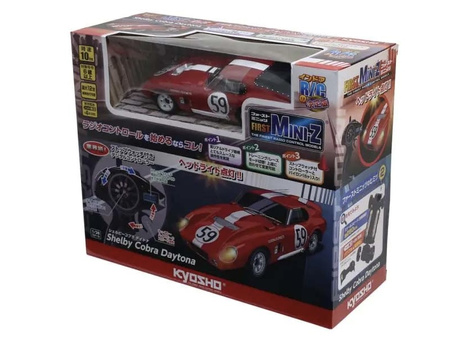 FIRST MINI-Z SHELBY COBRA DAYTONA NO.59 RED 66611A