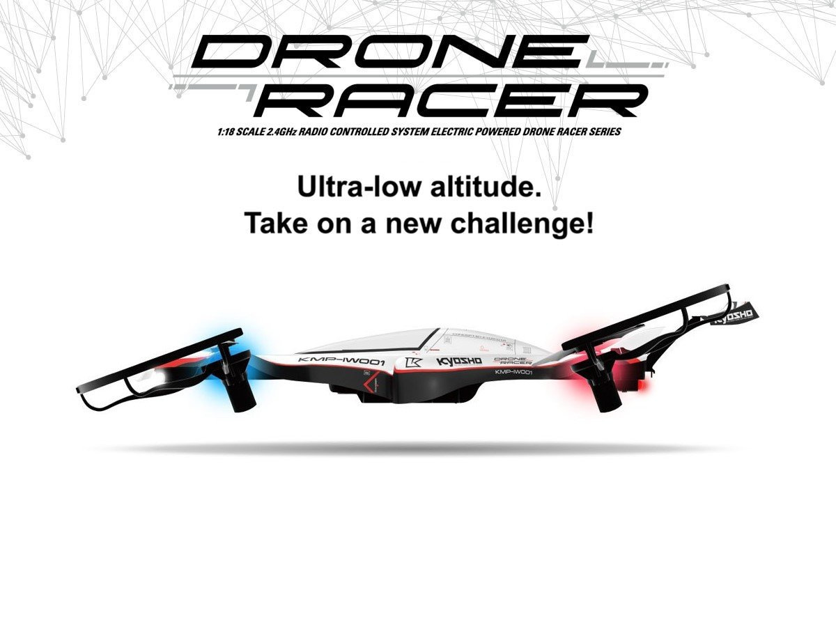 DRONE RACER G-ZERO　ドローン DRONE RACER G-ZERO Dynamic Biały Readyset RTF | | Kyosho.pl