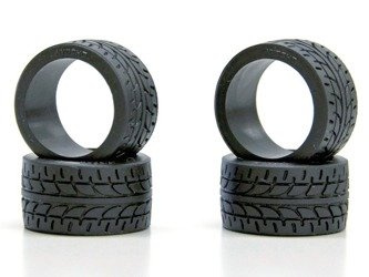 Opony MINI-Z Racing Radial Wide Tire 10° MZW38-10 (4 szt.) PREMIUM SUPER SOFT