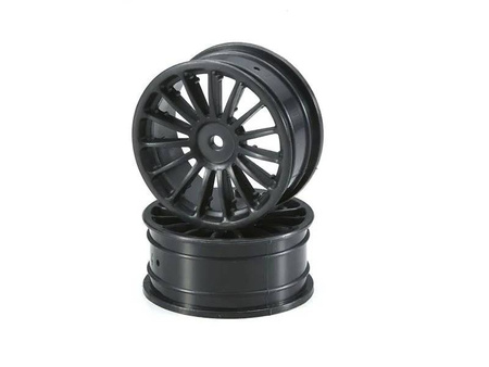 Felgi Kyosho (15-Spoke/Black/24mm/ 2 sztuki) VZH003BK