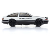 FIRST MINI-Z INITIAL D TOYOTA SPRINTER TRUENO AE86 w/Carbon WH/BK 66617A